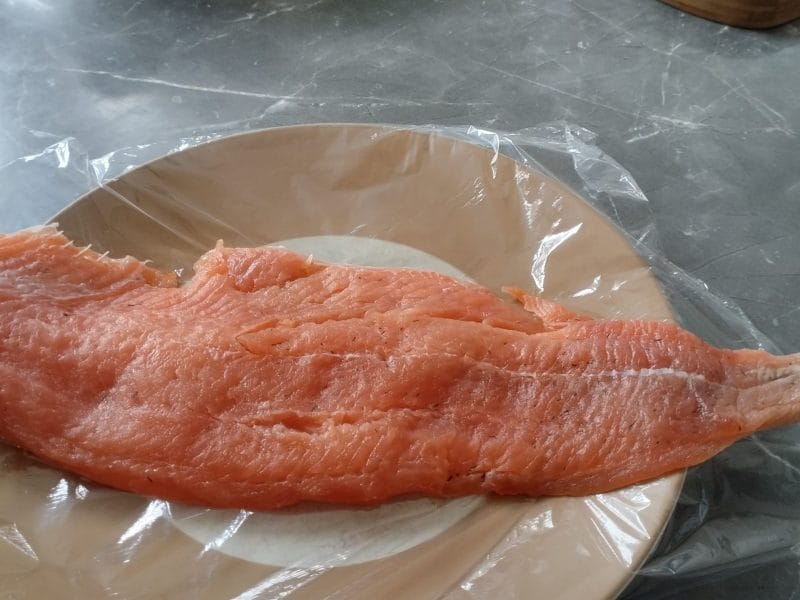 Cliquez pour zoomer ! Saumon gravlax Thermomix par Sophie49