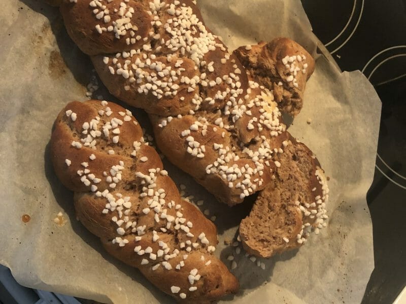 Cliquez pour zoomer ! Brioche sans beurre, sans oeufs Thermomix par vewodjay