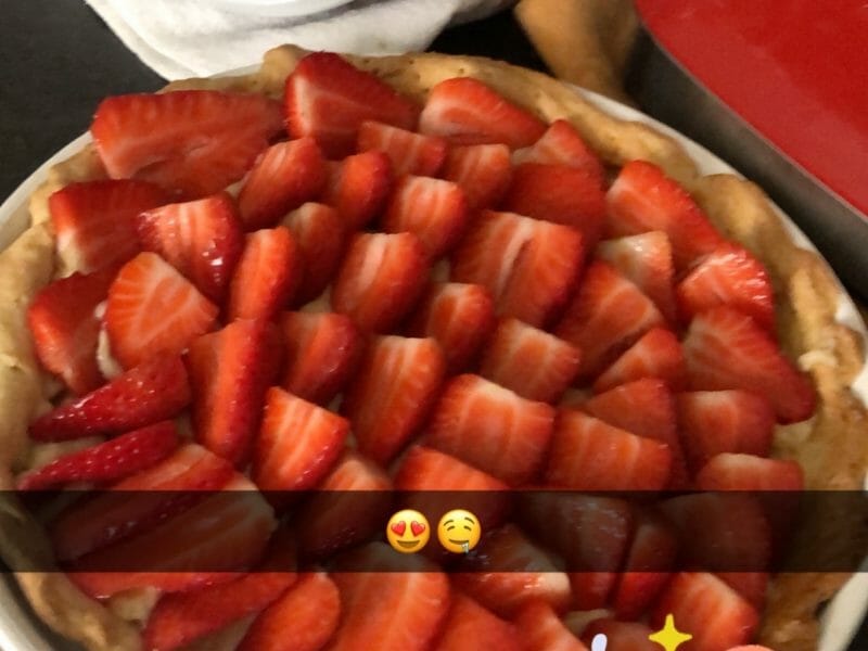 Cliquez pour zoomer ! Tarte aux fraises Thermomix par vewodjay