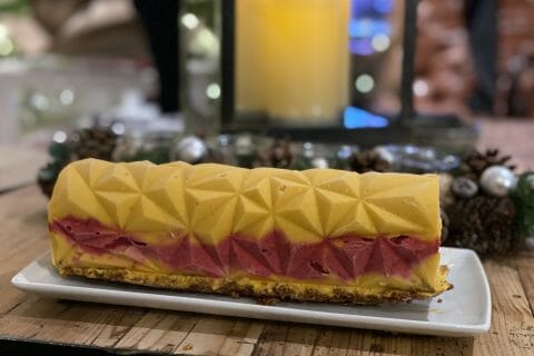 Cliquez pour zoomer ! Bûche glacée mangue et framboise Thermomix par elisa1994