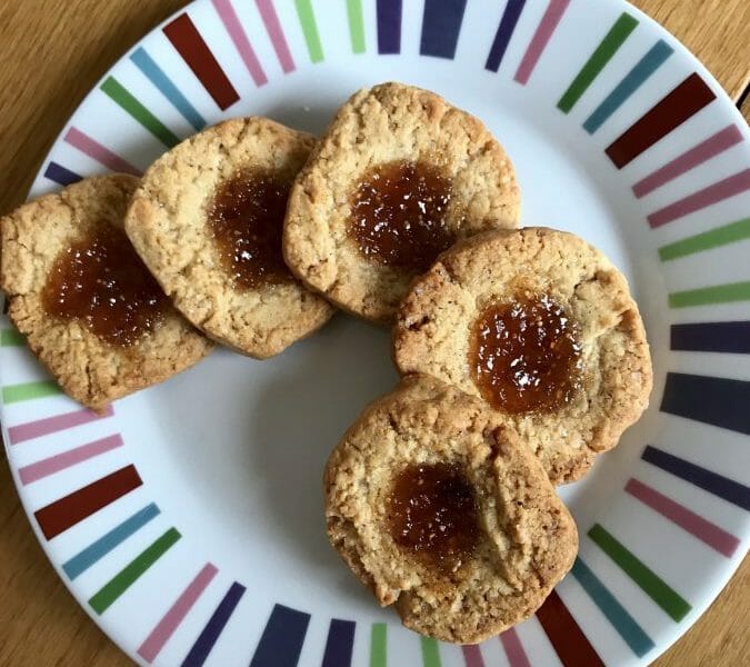 Cliquez pour zoomer ! Biscuits à la confiture – Jam drops Thermomix par Sandra