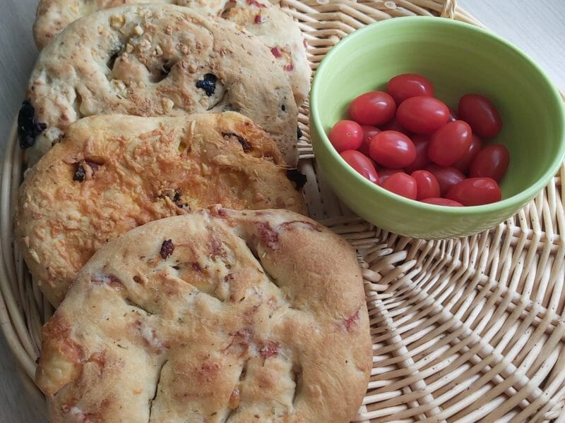 Cliquez pour zoomer ! Fougasse olives et lardons Thermomix par pacotea89