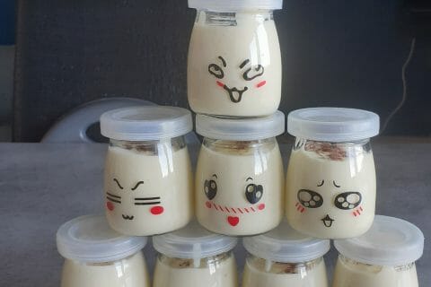 Cliquez pour zoomer ! Crème dessert au chocolat blanc Thermomix par ines ep ayari