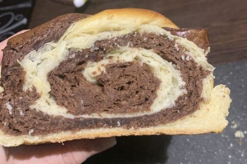 Cliquez pour zoomer ! Brioche marbrée Thermomix par pompompidouu