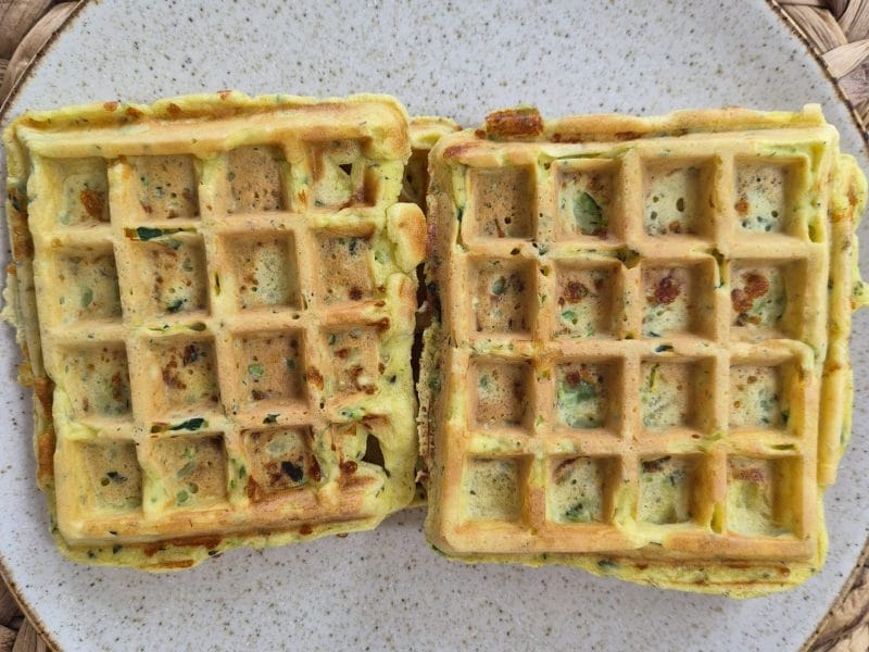 Cliquez pour zoomer ! Gaufres courgettes Thermomix par amandine_117