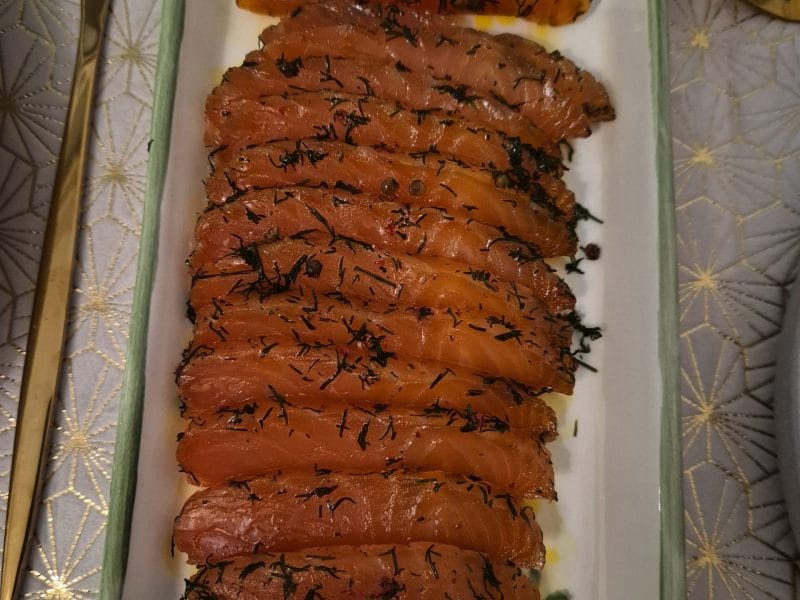 Cliquez pour zoomer ! Saumon gravlax Thermomix par amandine_117
