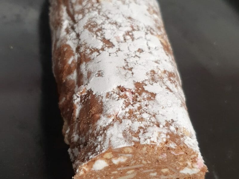 Cliquez pour zoomer ! Saucisson au chocolat Thermomix par Coco.ivory