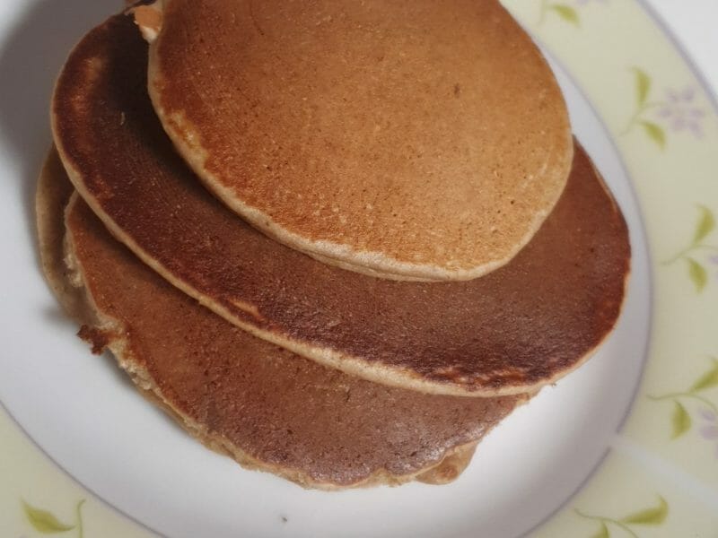 Cliquez pour zoomer ! Pancakes healthy flocons d’avoine et banane Thermomix par Coco.ivory