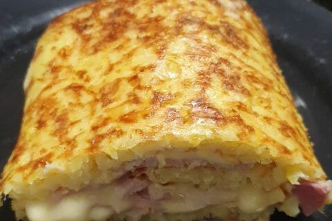 Cliquez pour zoomer ! Roulé de pommes de terre, jambon et reblochon Thermomix par Coco.ivory
