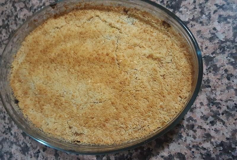 Cliquez pour zoomer ! Crumble aux légumes provençaux Thermomix par Yasso
