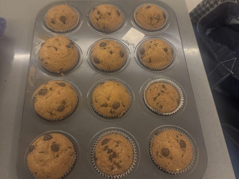 Cliquez pour zoomer ! Muffins aux pépites de chocolat Thermomix par Yasso