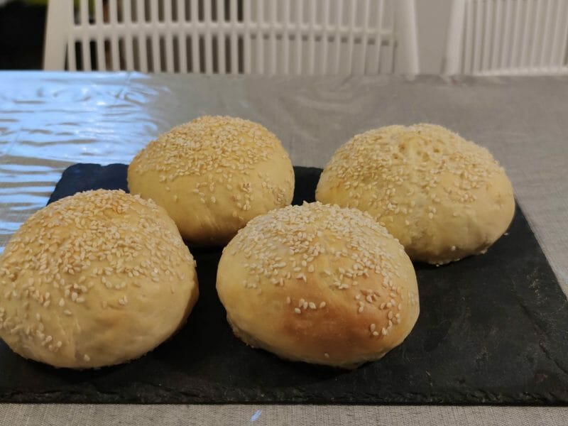 Cliquez pour zoomer ! Pains hamburger Thermomix par Agatpower