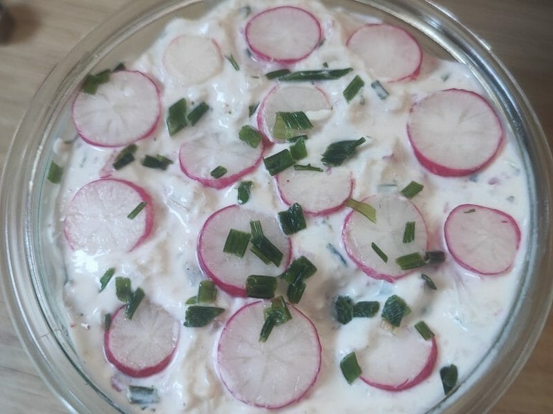 Cliquez pour zoomer ! Rillettes de radis roses au cheese cream Thermomix par kriss8877