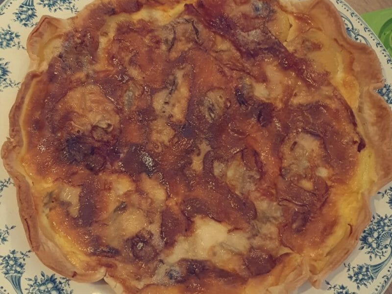 Cliquez pour zoomer ! Tarte gorgonzola et jambon de Parme Thermomix par celine_195