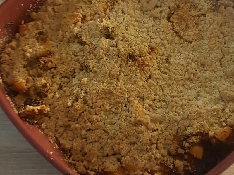 Cliquez pour zoomer ! Crumble de butternut au chorizo Thermomix par myriam_32
