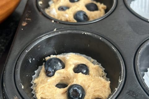 Cliquez pour zoomer ! Muffins aux myrtilles Thermomix par jeanromain