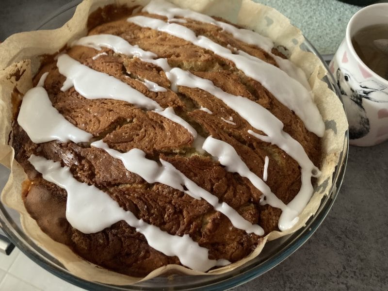 Cliquez pour zoomer ! Gâteau brioché façon cinnamon rolls Thermomix par maldivesbynight