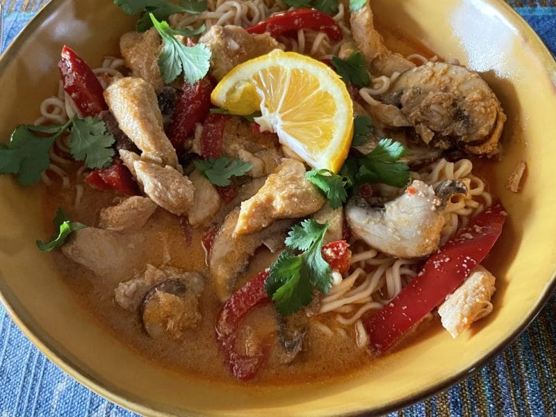 Cliquez pour zoomer ! Ramen thaï au poulet Thermomix par auregreen
