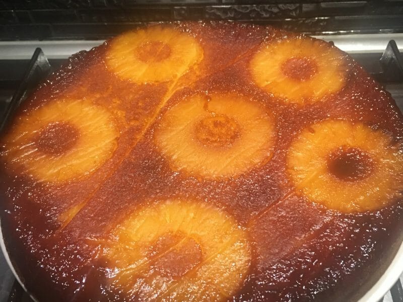 Cliquez pour zoomer ! Gâteau renversé à l’ananas Thermomix par Sabikheli