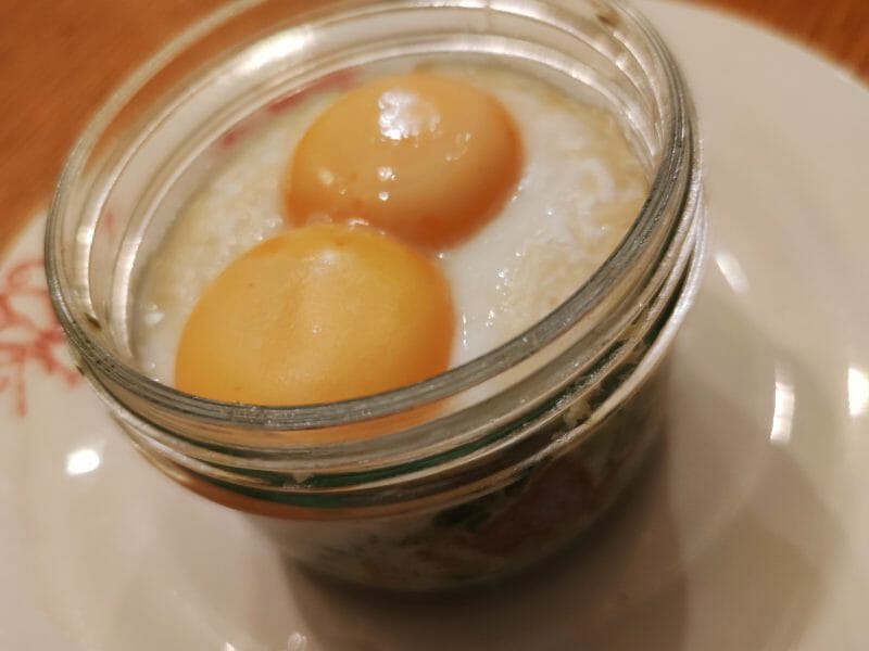 Cliquez pour zoomer ! Oeufs cocotte épinards et chorizo Thermomix par cemara82