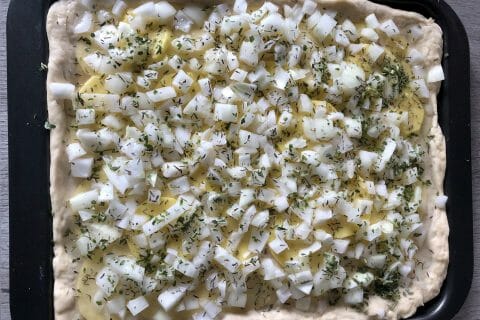 Cliquez pour zoomer ! Focaccia aux oignons Thermomix par FaMilLeSoTh