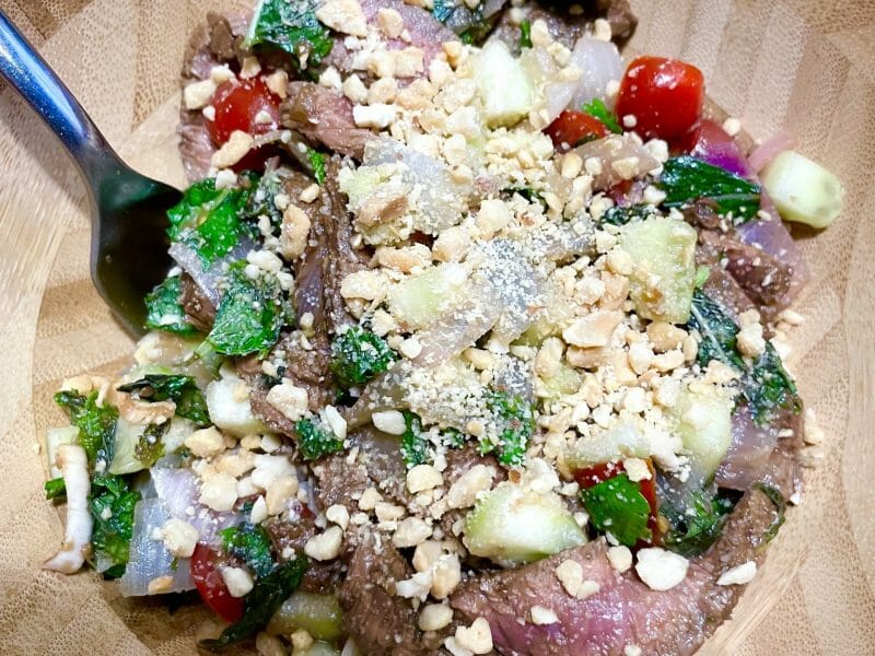 Cliquez pour zoomer ! Salade thaï au boeuf Thermomix par solnn