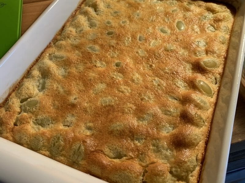 Cliquez pour zoomer ! Clafoutis aux raisins frais Thermomix par Francesca