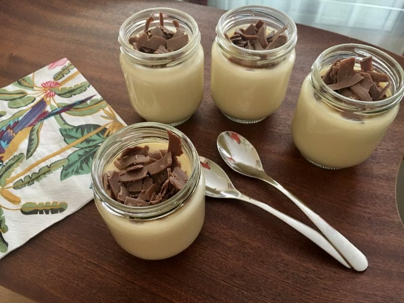 Cliquez pour zoomer ! Crème dessert au chocolat blanc Thermomix par Francesca
