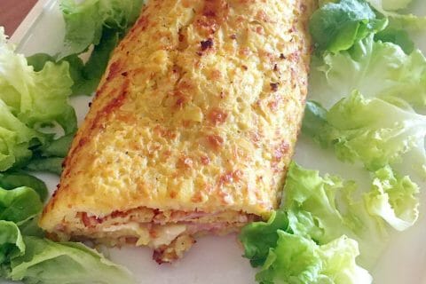 Cliquez pour zoomer ! Roulé de pommes de terre, jambon et reblochon Thermomix par Francesca