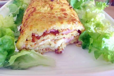 Cliquez pour zoomer ! Roulé de pommes de terre, jambon et reblochon Thermomix par Francesca