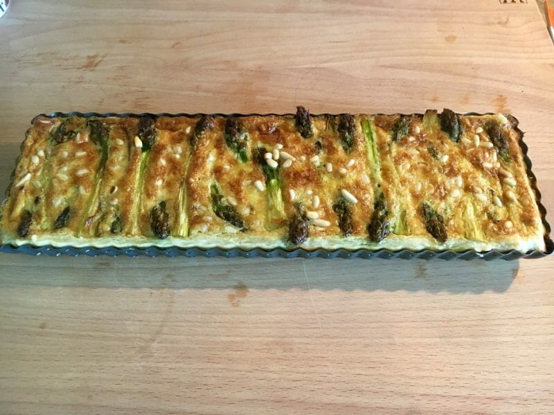Cliquez pour zoomer ! Tarte asperges et ricotta Thermomix par Francesca