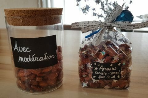 Cliquez pour zoomer ! Amandes grillées à la cannelle et au miel Thermomix par Saphane