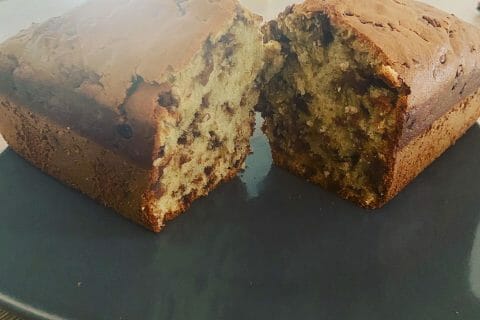 Cliquez pour zoomer ! Cake banane et pépites de chocolat Thermomix par jy