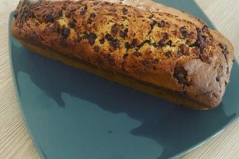 Cliquez pour zoomer ! Cake banane et pépites de chocolat Thermomix par jy