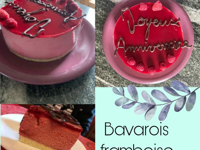 Cliquez pour zoomer ! Bavarois aux framboises Thermomix par noune_1