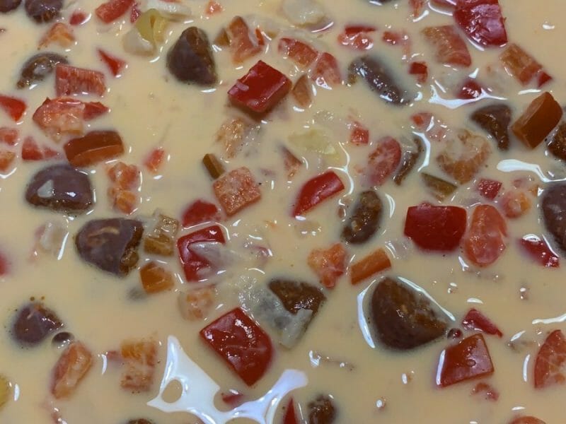 Cliquez pour zoomer ! Gratin de torsades aux merguez Thermomix par pauline13