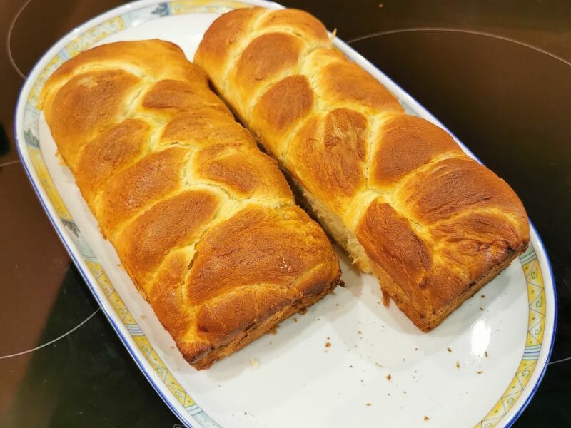 Cliquez pour zoomer ! Brioche tressée à la mie filante Thermomix par dalyin