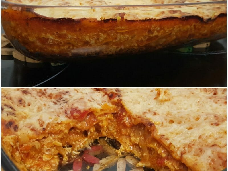 Cliquez pour zoomer ! Lasagnes au poulet et poivrons Thermomix par dinis971
