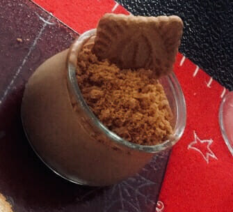 Cliquez pour zoomer ! Mousse chocolat et spéculoos Thermomix par kathelyne