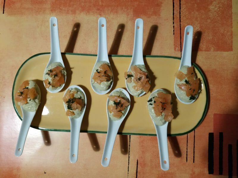 Cliquez pour zoomer ! Mousse d’asperges au saumon fumé Thermomix par manow