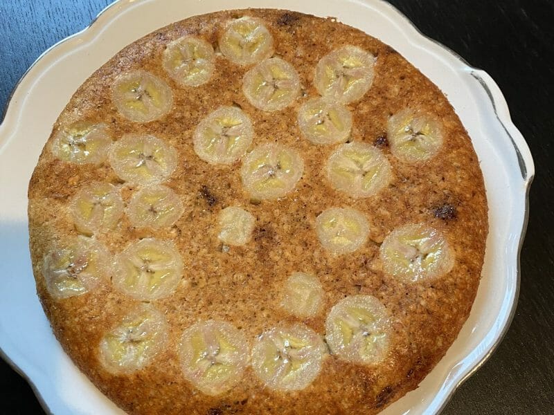 Cliquez pour zoomer ! Gâteau de flocons d’avoine à la banane Thermomix par nanoupiou75020