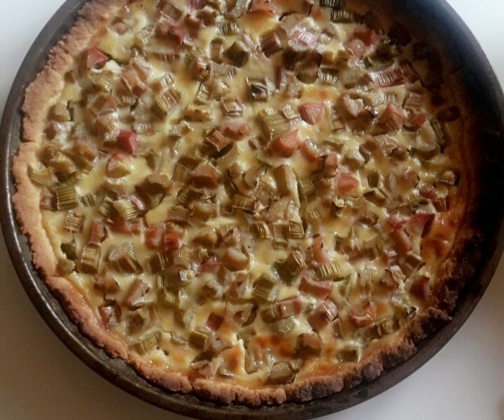 Cliquez pour zoomer ! Tarte à la rhubarbe Thermomix par Ciindy2502