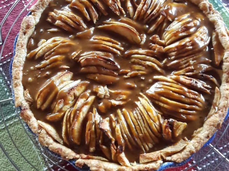 Cliquez pour zoomer ! Tarte pom’pote et caramel beurre salé Thermomix par jojobou