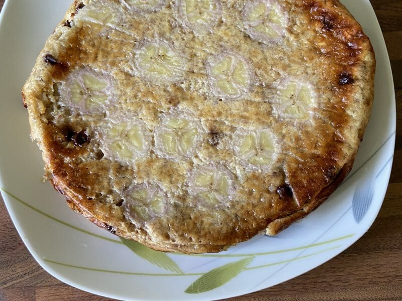 Cliquez pour zoomer ! Gâteau de flocons d’avoine à la banane Thermomix par fano15