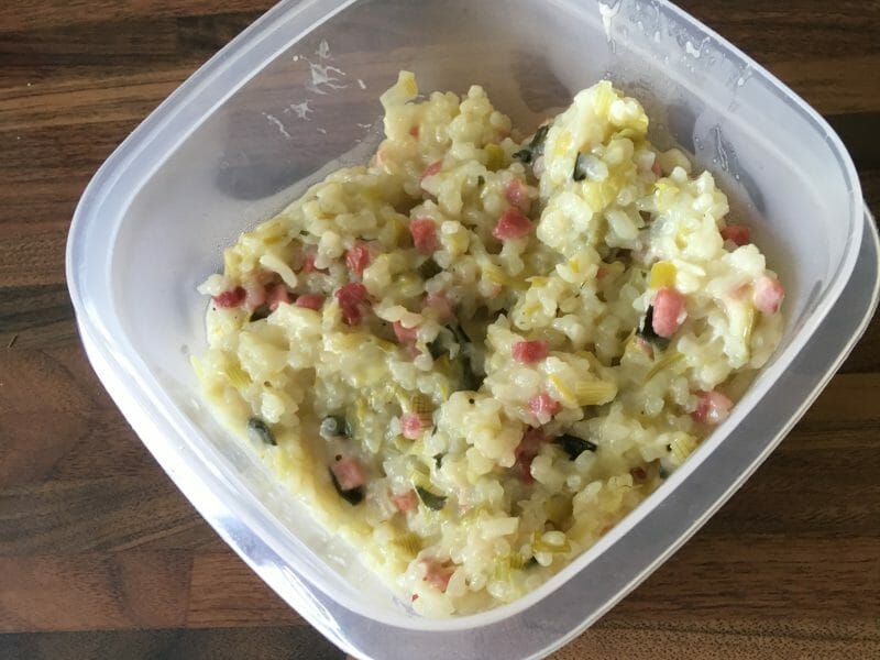 Cliquez pour zoomer ! Risotto poireaux et lardons Thermomix par fano15