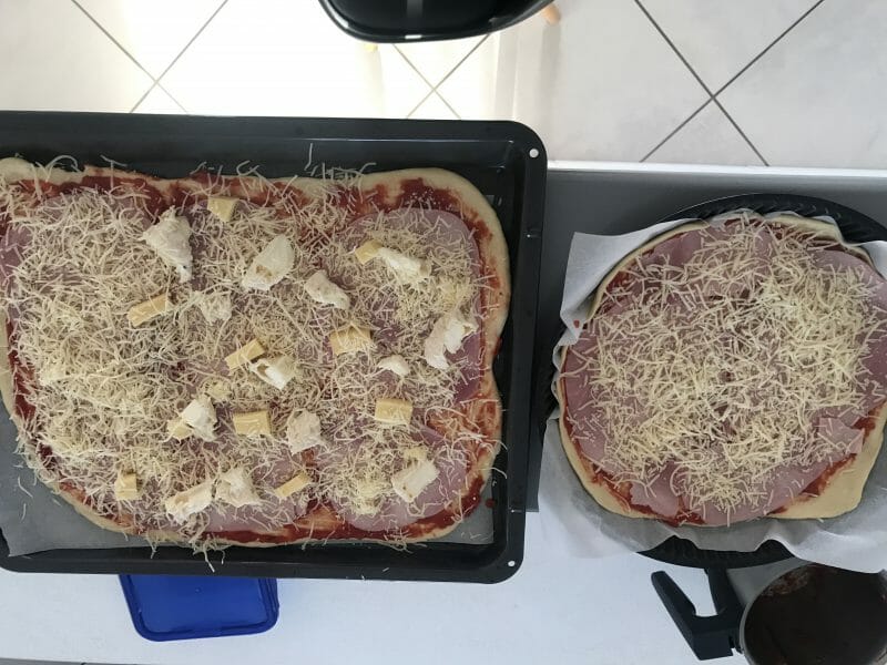 Cliquez pour zoomer ! Pizza capricciosa Thermomix par Nine43