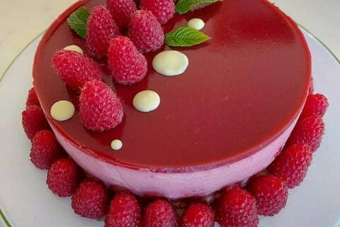 Cliquez pour zoomer ! Bavarois aux framboises Thermomix par chloe_60