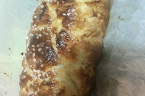 Cliquez pour zoomer ! Brioche tressée à la mie filante au Thermomix