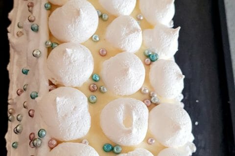 Cliquez pour zoomer ! Bûche au citron meringuée Thermomix par lacigale84