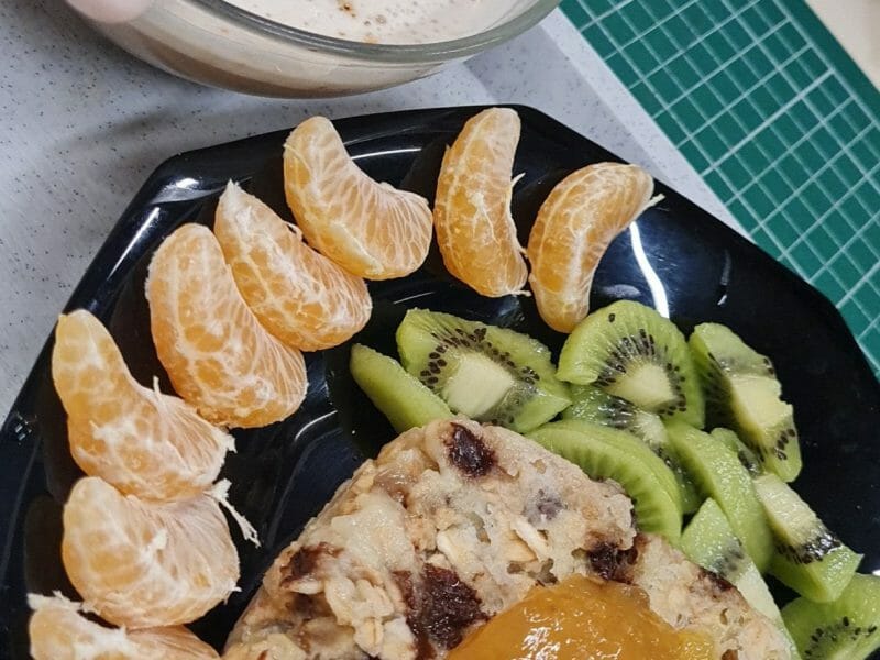 Cliquez pour zoomer ! Bowl cake banane et pépites de chocolat Thermomix par lacigale84